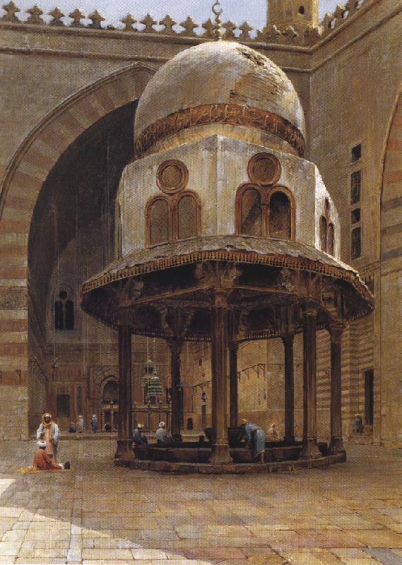 Henry Ferguson Mosque of Sultan Hassan, Cairo. Germany oil painting art